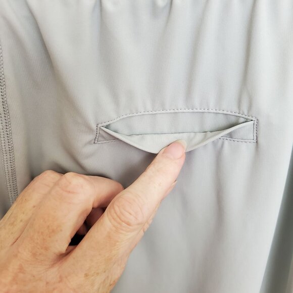 Zyia Active zippered leg gray joggers - Picture 7 of 11